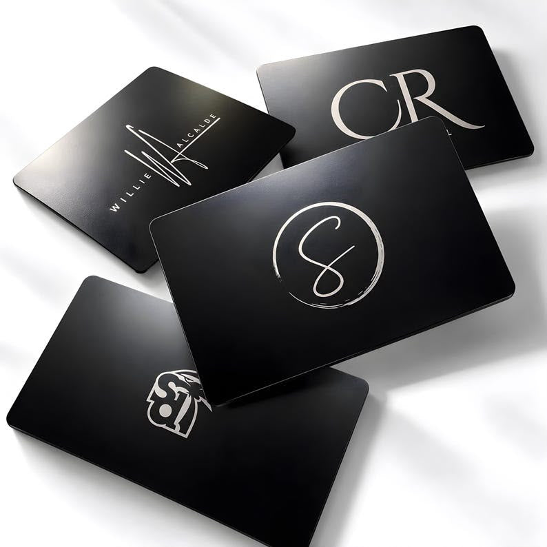 NFC Business Card | 1-Tap Premium Metal Card with Glossy Reflective Finish